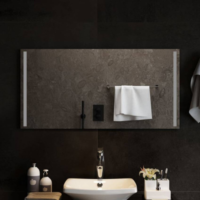vidaXL Lustro łazienkowe z LED, 100x50cm