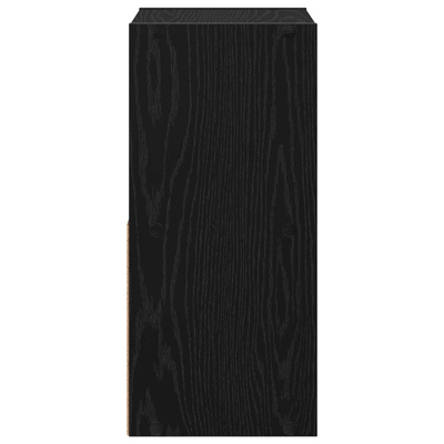Stolik nocny Czarny Dąb 30,5 x 27 x 59,5 cm Drewno inżynieryjne