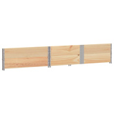 Nadstawki paletowe, 2 szt., 150x100 cm, drewno sosnowe