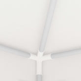 vidaXL Namiot imprezowy ze ściankami, 4x6 m, biały, 90 g/m²