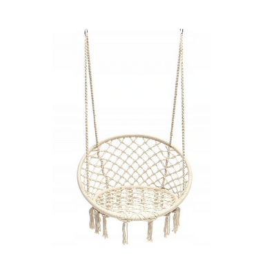 FOTEL WISZĄCY HAMAK Z KOMPLETEM PODUCH MUSZLI/czarny velvet