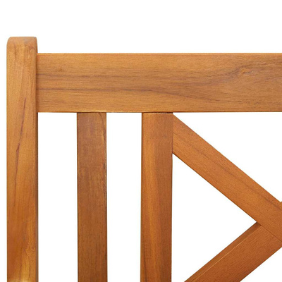 Ławka ogrodowa naturalny 220 x 56 x 90 cm Lite Drewno Akacji