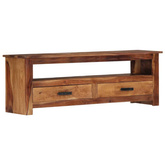 vidaXL Szafka pod TV, 118x30x40 cm, lite drewno sheesham