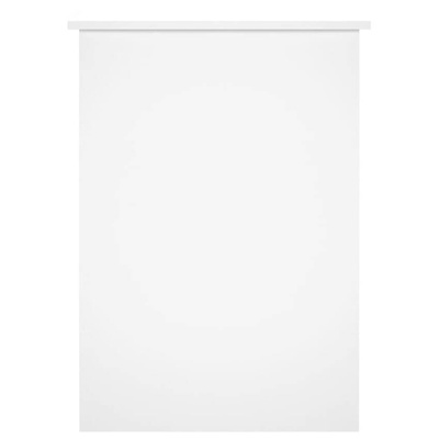 vidaXL Biurko, białe z połyskiem, 100x55x75cm, materiał drewnopochodny