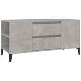 vidaXL Szafka pod TV, szarość betonu, 102x44,5x50 cm