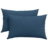 Poduszki na sofę 2 pcs Niebieski 60 x 40 cm tkanina