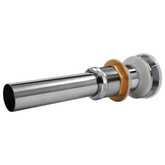 Odpływ z korkiem do umywalki, stal nierdzewna