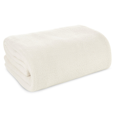 Koc Clarissa kremowy 150x200