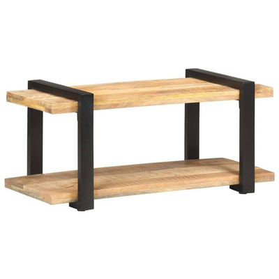 vidaXL Szafka pod TV, 90x40x40 cm, surowe drewno mango