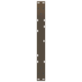 Nogi do stolika kawowego w kształcie litery V 2 szt. Naturalna stal 60x(30-31,3) cm Stal