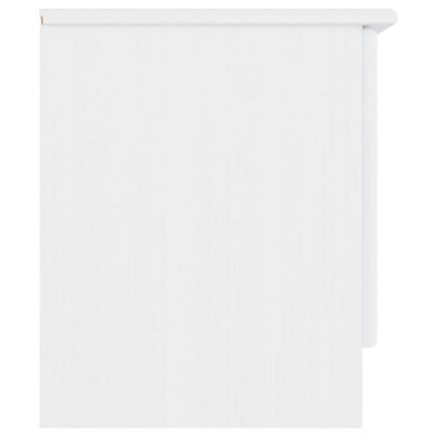 vidaXL Szafka pod TV ALTA, biała, 112x35x41 cm, lite drewno sosnowe