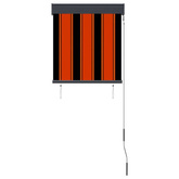vidaXL Roleta zewnętrzna, 60x250 cm, pomarańczowo-brązowa