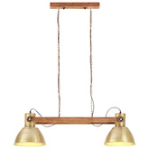 Industrialna lampa wisząca, 25 W, mosiężna, 109 cm, E27