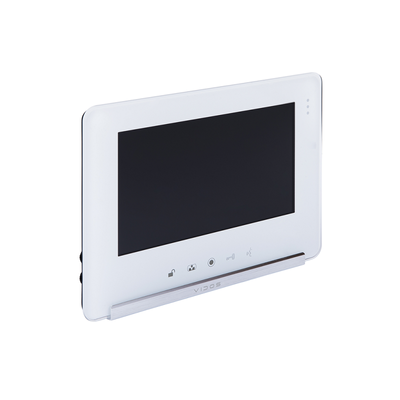 Monitor głośnomówiący biały 7cali stacja + kamera