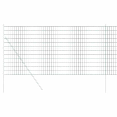 Ogrodzenie Euro 1,2 x 25 m Żelazo pokryte PVC zielony