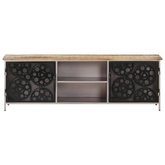 vidaXL Szafka pod TV, 120x30x40 cm, surowe drewno mango