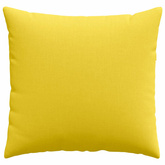 Poduszki na sofę 2 pcs Jasnożółty 50 x 50 cm tkanina