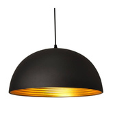 Lampa Wisząca Retro Loft Czarno złota 40cm E27 Abruzzo Geo 2