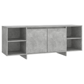 vidaXL Szafka pod TV, szarość betonu, 130x35x50 cm