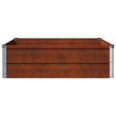 Podniesione Łóżko Ogrodowe Rdzawy 100 x 80 x 24 cm tektura