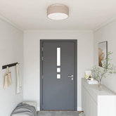 Lampa Sufitowa Ciemnoszary 38 x 38 x 13,5 cm tkanina