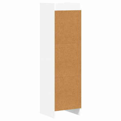 Półka na książki Biały 30 x 30 x 111 cm Drewno inżynieryjne