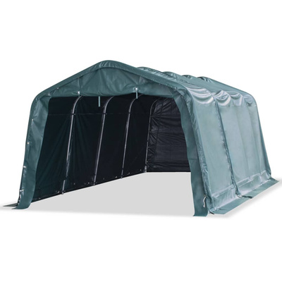 Namiot dla bydła, PVC 550 g/m?, 3,3 x 6,4 m, ciemnozielony