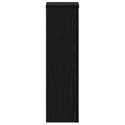 Stojak na rośliny 2 pcs Czarny Dąb 17 x 17 x 60 cm