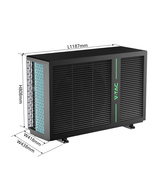 Pompa ciepła ETER monoblock 6kW R290 Plus 1 fazowa
