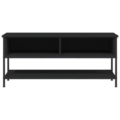 vidaXL Szafka pod TV, czarna, 100x35x45 cm, materiał drewnopochodny