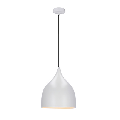 lampa wisząca ystad 220mm ledea 50101269 E27 40w metal biały