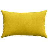 Poduszki na sofę 2 pcs Żółty 50 x 30 cm Tkanina sztruksowa