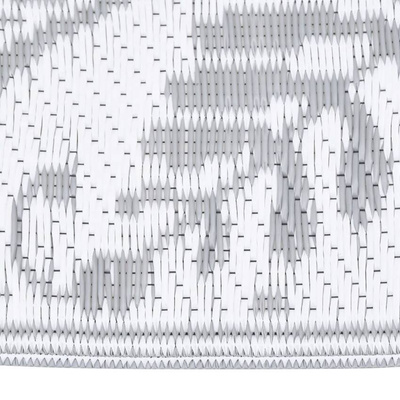 vidaXL Dywan zewnętrzny, jasnoszary, 80 x 250 cm, PP