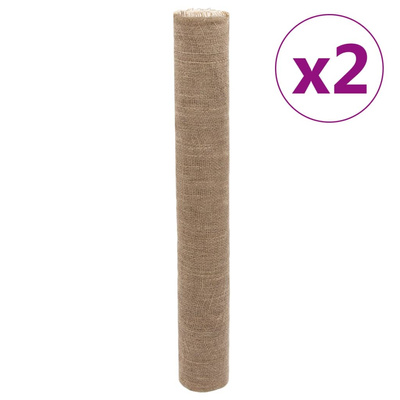 Tkanina jutowa, 2 rolki, 1x50 m, 100% juta, 200 g/m?