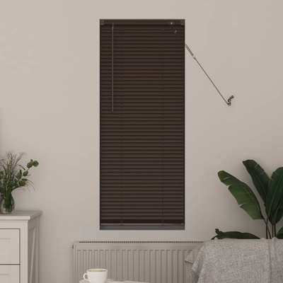 Żaluzja wenecka Ciemnobrązowy ze wzorem 150 x 50 cm 25 mm PVC