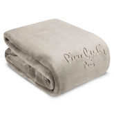 Koc Pier ciemnobeżowy 160x220