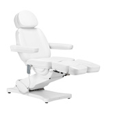 Elektryczny fotel kosmetyczny SILLON CLASSIC 3 silniki z kołyską pedi biały 148292
