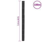 Weed Membrane Black 1,5x100 m PP