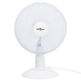 vidaXL Wentylator stołowy, 3 prędkości, 30 cm, 40 W, biały