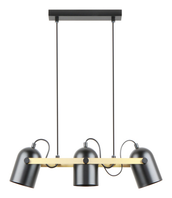 A8163-3A FATI LAMPA WISZĄCA CZARNY MAT-ZŁOTY/MATT BLACK-GOLDEN