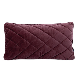 Poszewka Velvet bordowa 30x50