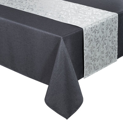 Obrus Anita stalowy 140x180