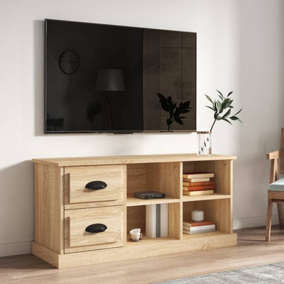 vidaXL Szafka pod TV, kolor dąb sonoma, 102x35,5x47,5 cm