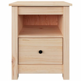 Szafki nocne, 2 szt., 40x35x49 cm, lite drewno sosnowe