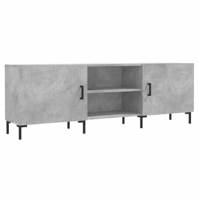 vidaXL Szafka pod TV, szarość betonu, 150x30x50 cm
