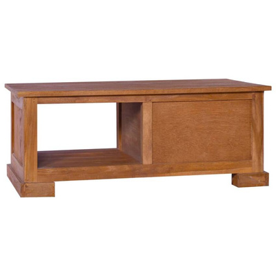 vidaXL Szafka pod TV, 90 x 50 x 37 cm, lite drewno tekowe