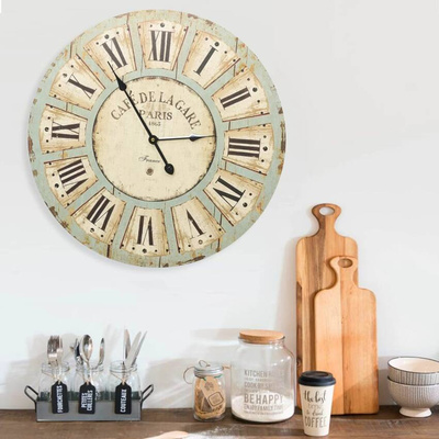 Zegar ścienny, wielokolorowy, 60 cm, MDF vidaXL