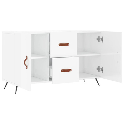 vidaXL Komoda, biała z połyskiem, 100x36x60 cm materiał drewnopochodny model standard