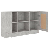 vidaXL Szafka, szarość betonu, 120x30,5x70 cm, materiał drewnopochodny