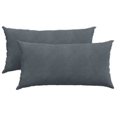 Poduszki na sofę 2 pcs Ciemnoszary 80 x 40 cm